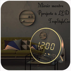 Horloge Miroir de Nuit - Trop Stylé Go              🍓  🎀  𝓑𝓲𝓮𝓷𝓿𝓮𝓷𝓾𝓮 🎀  🍓
